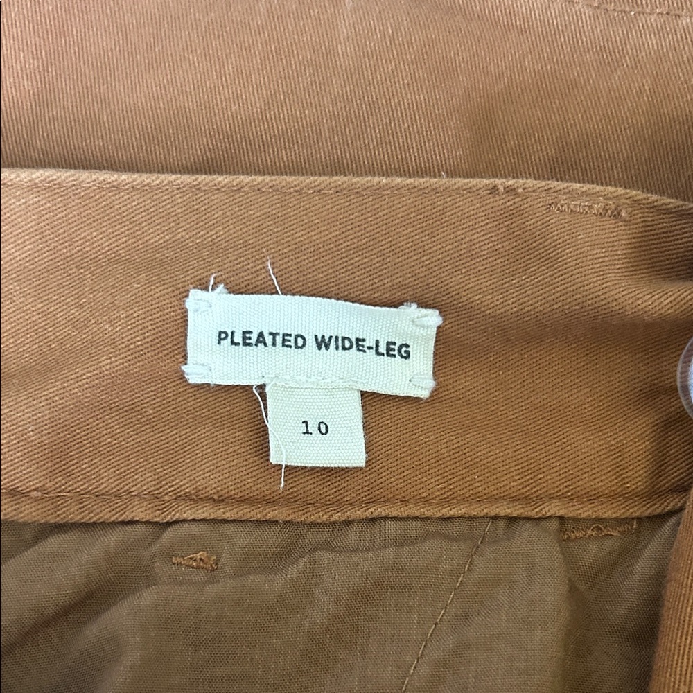 Madewell Rust Wide-Leg Pants - Picture 7 of 11